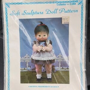 New vintage 1981 Miss Martha Doll Pattern